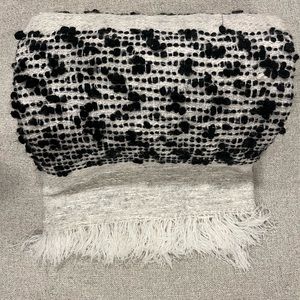 Cozy Fringe Striped Throw Blanket